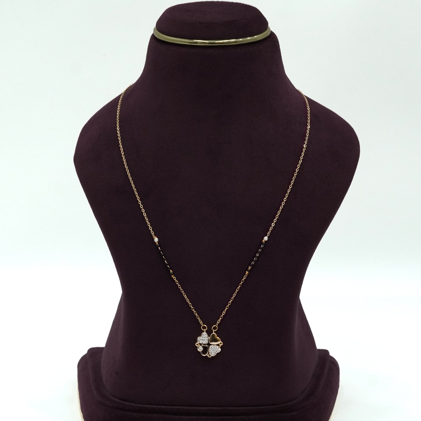 Trendy Mangalsutra BLACK BEADS