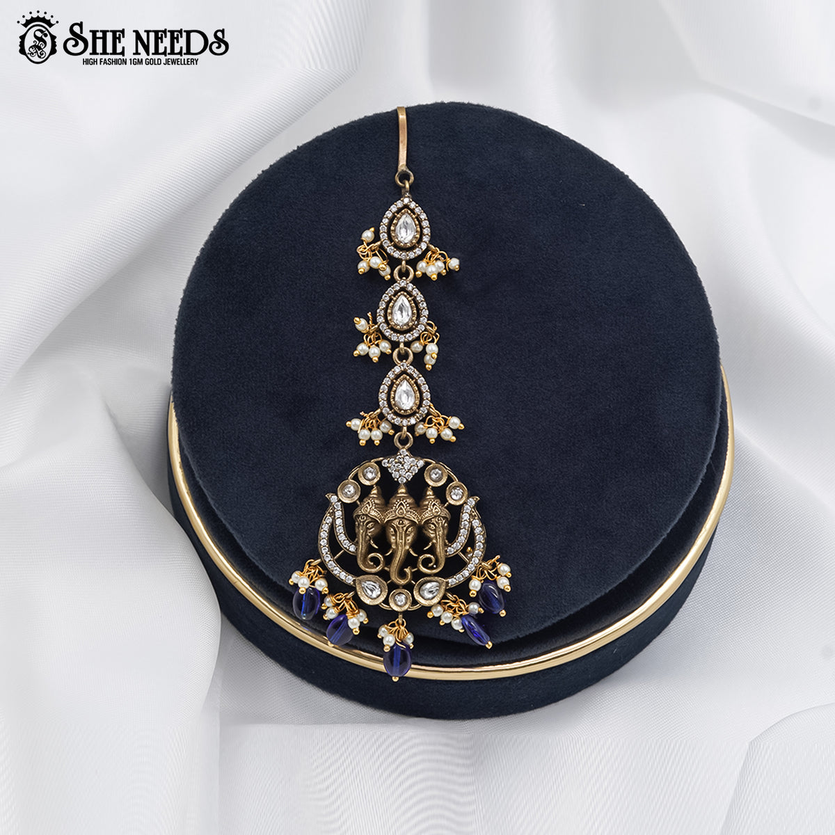 Ganesha Maang Victorian Tikka