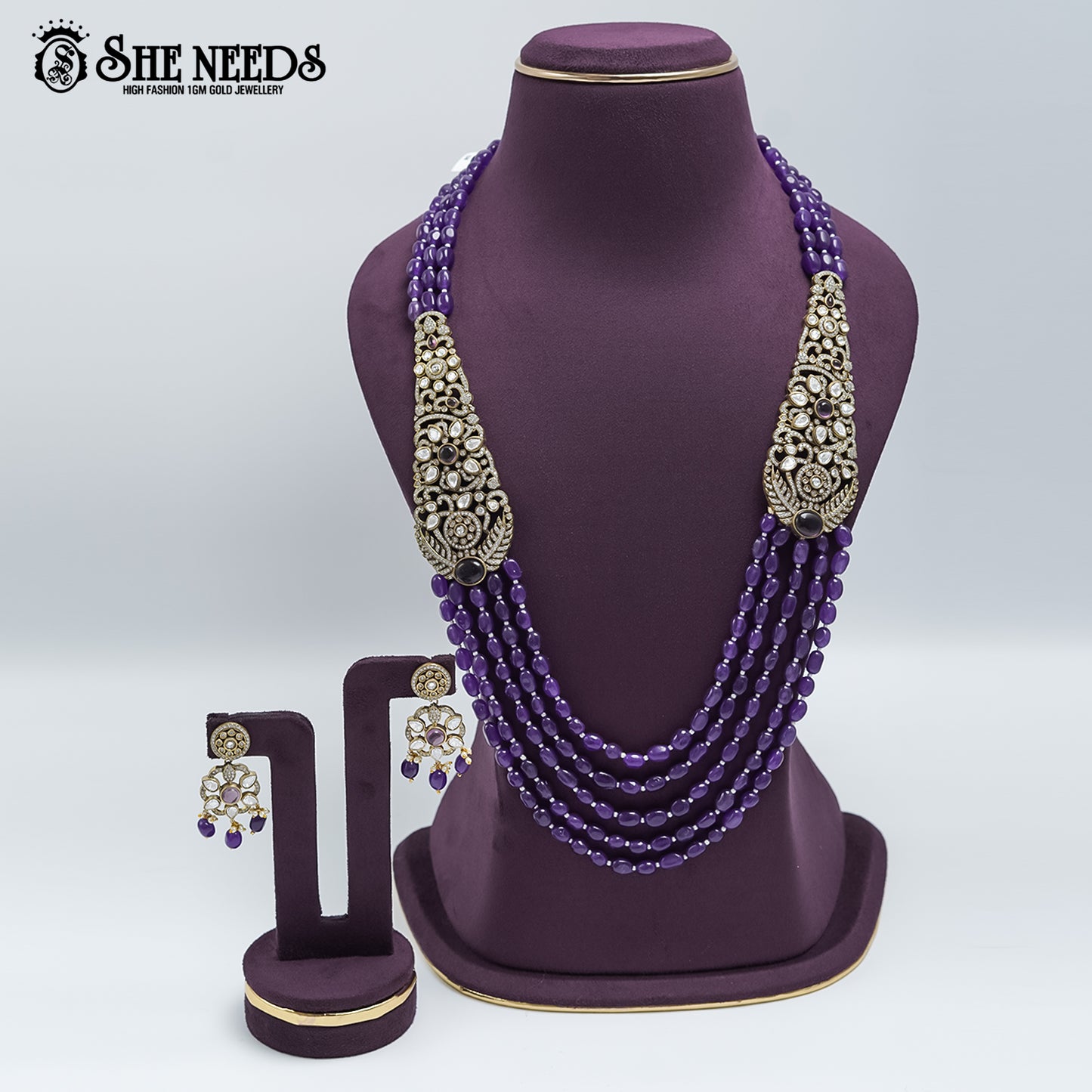 KUNDAN BEADS CHAIN
