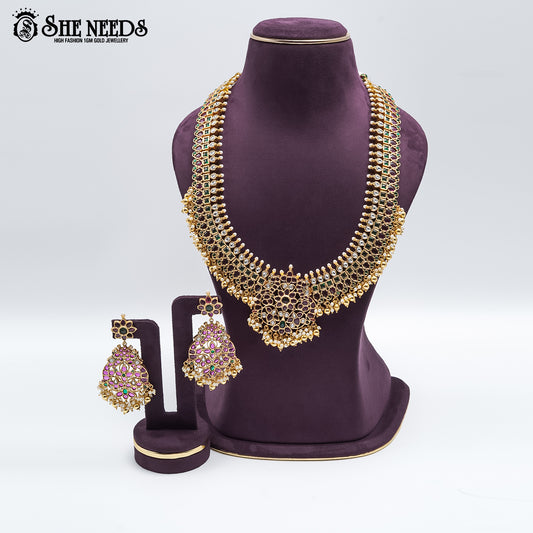 KUNDAN LONG NECKLACE
