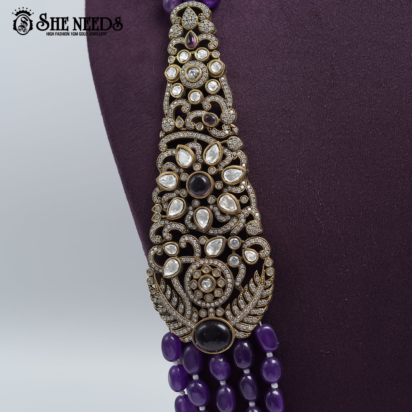 KUNDAN BEADS CHAIN
