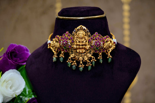 Goddess Lakshmi Temple Choker