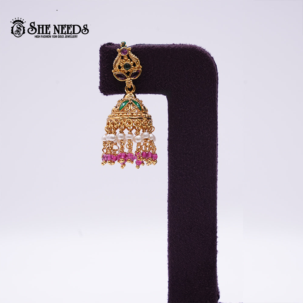 Nakshi Jumkas (PINK)