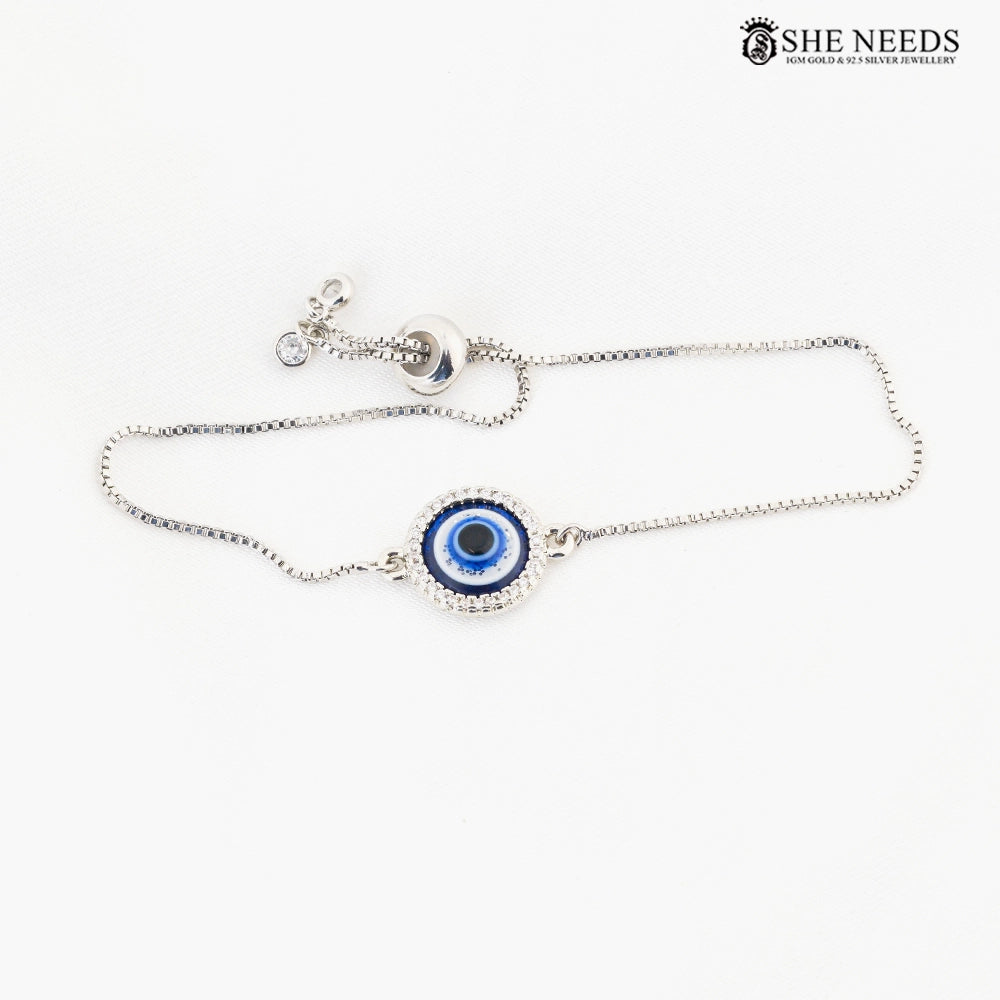 Eye CZ Adjustable Bracelet for Women
