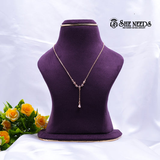 Golden Grace Drop Necklace