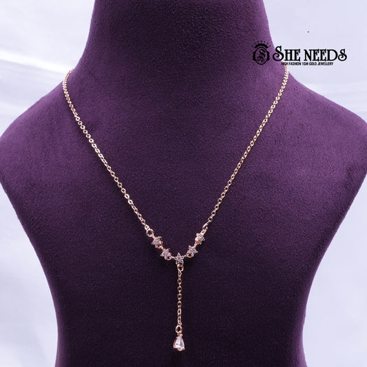 Golden Grace Drop Necklace
