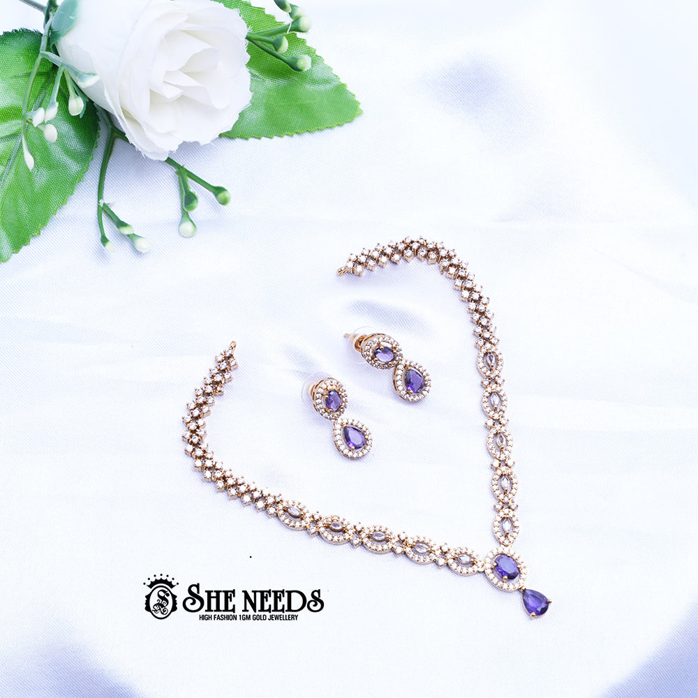 HALO NECKLACE SET
