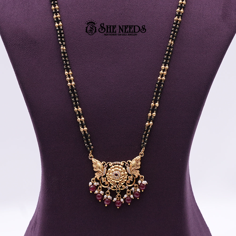 Mangalsutra BLACK BEADS long