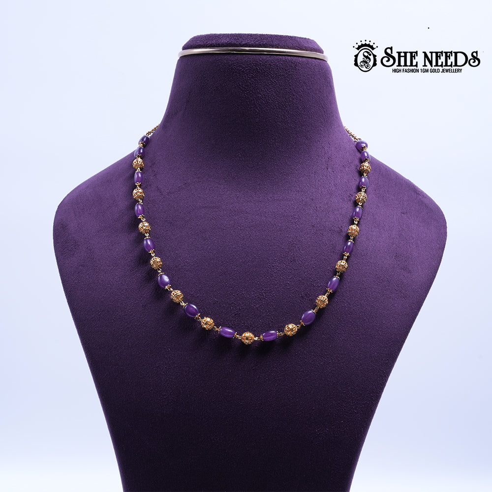 BEADS CHAIN (Purple)