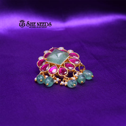 Royal Gemstone Jhumka