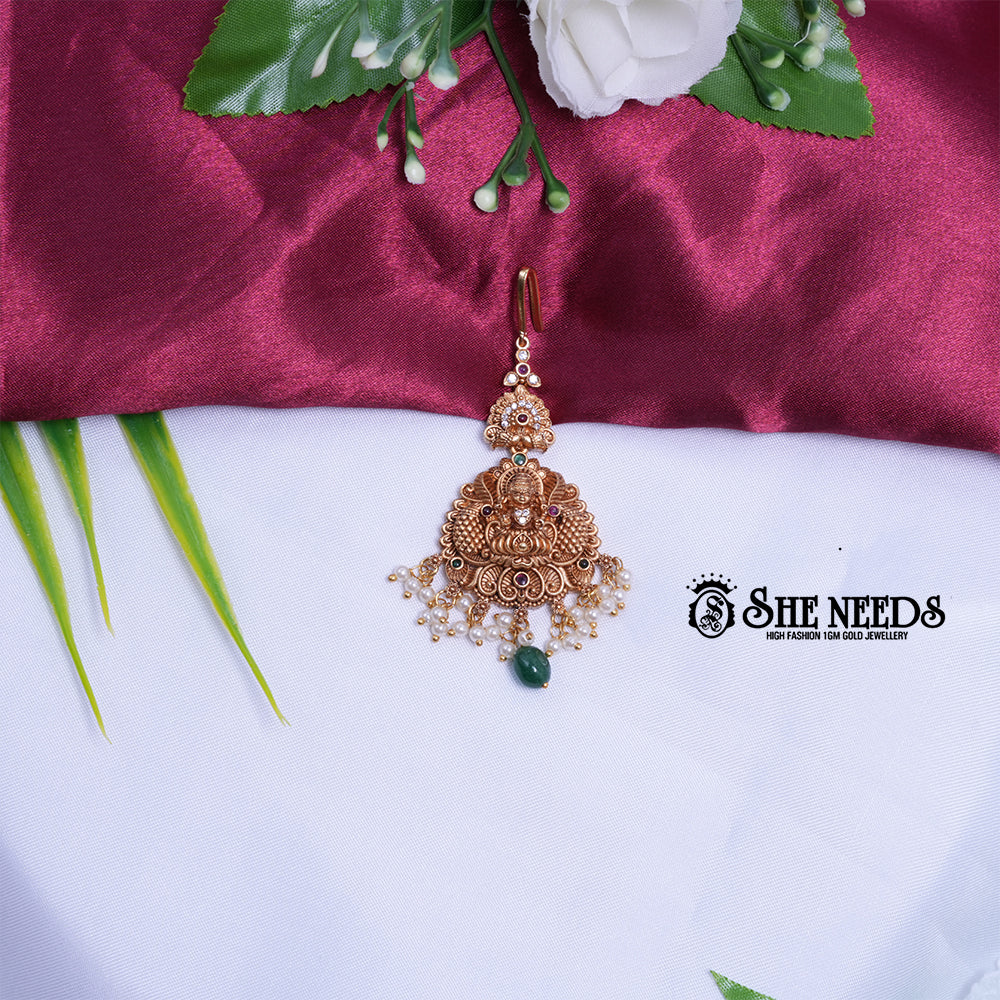 Classic Lakshmi Pearl Temple Tikka