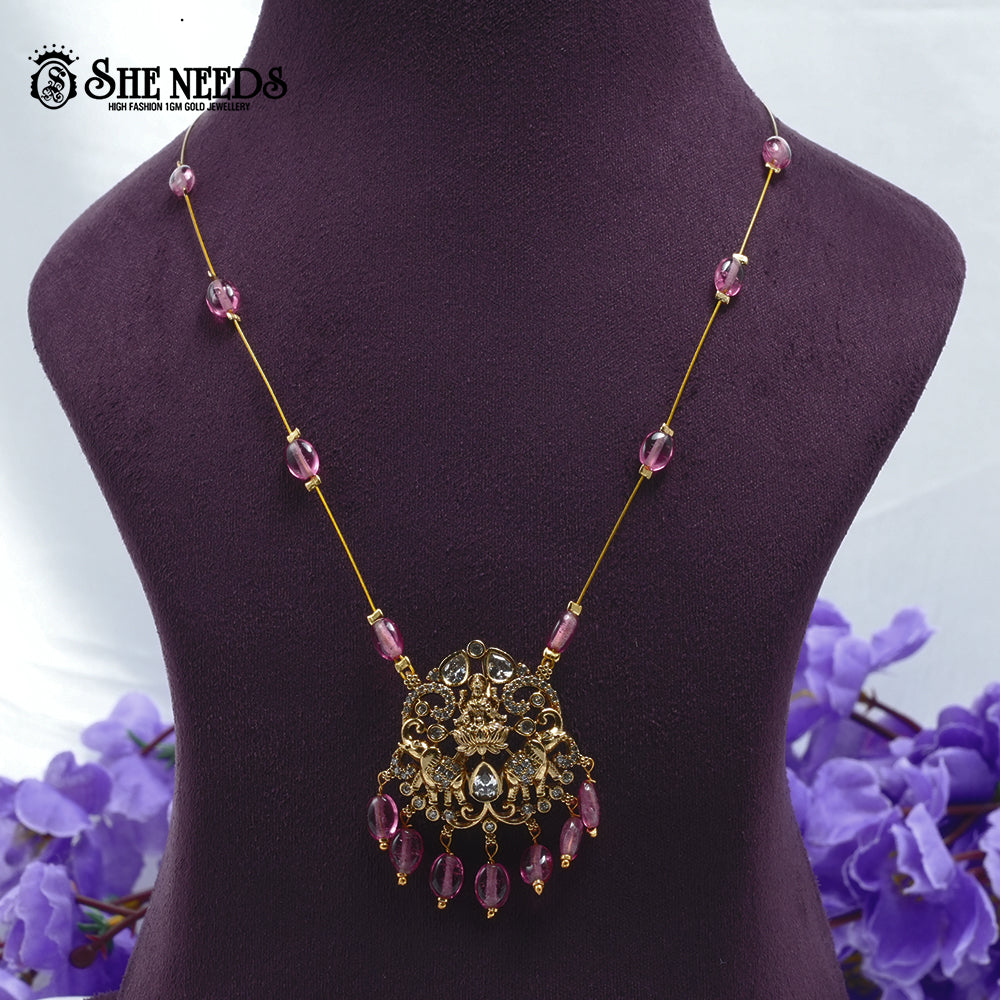 Bloom Beaded AD Pendant