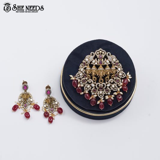 Ganesha Vicotorian Pendent