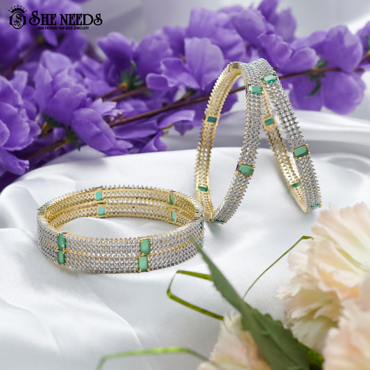 DIAMOND BANGLES (set of 4)
