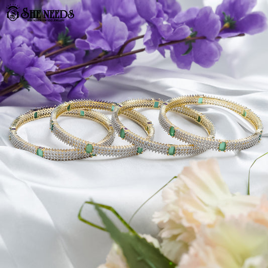 DIAMOND BANGLES (set of 4)