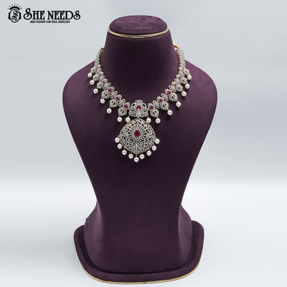 Diamond Short Necklace
