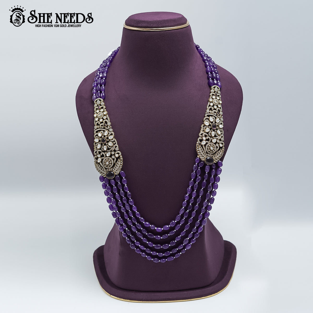 KUNDAN BEADS CHAIN