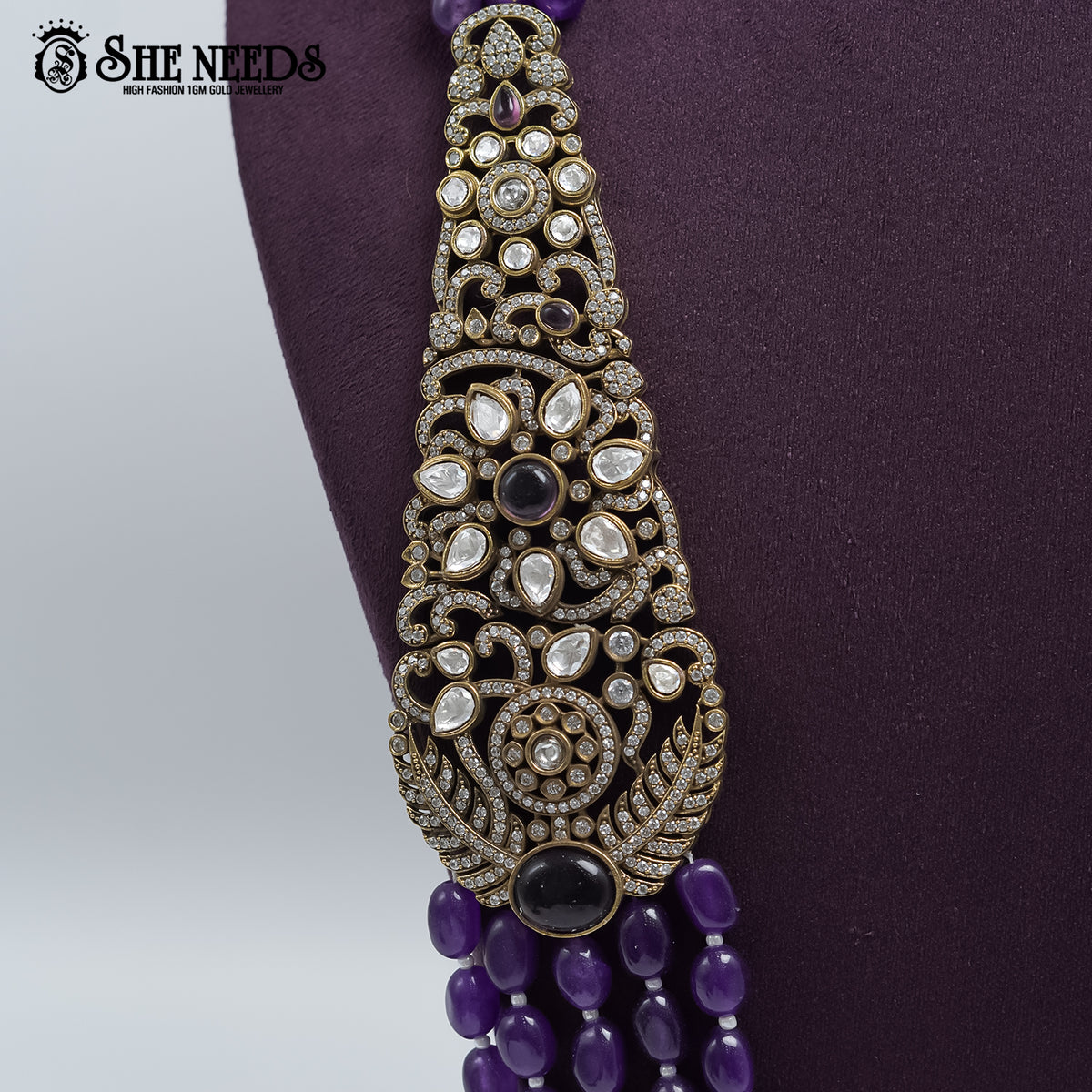 KUNDAN BEADS CHAIN