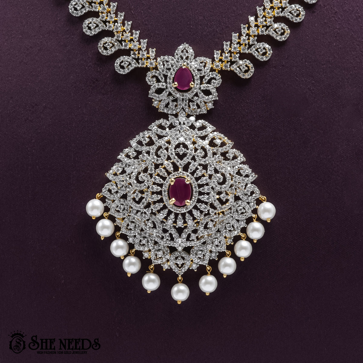 DIAMOND SHORT NECKLACE