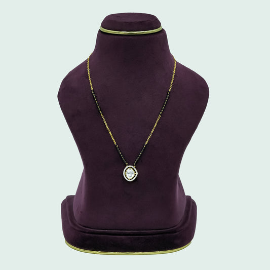 Trendy Mangalsutra (BLACK BEADS)