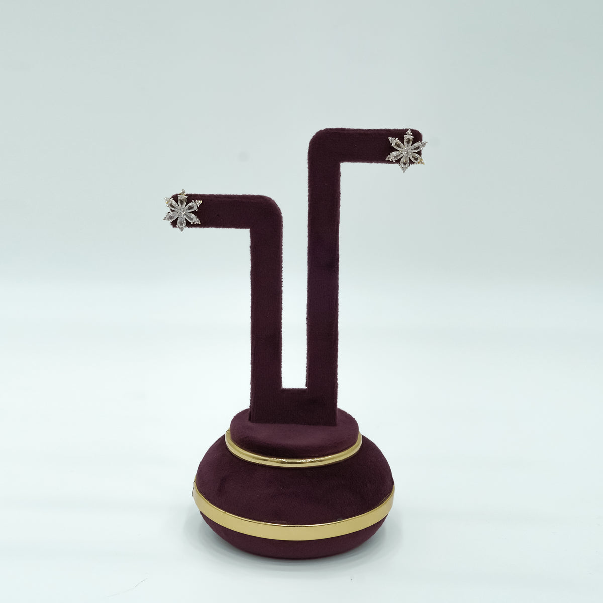 Floral Diamond Studs