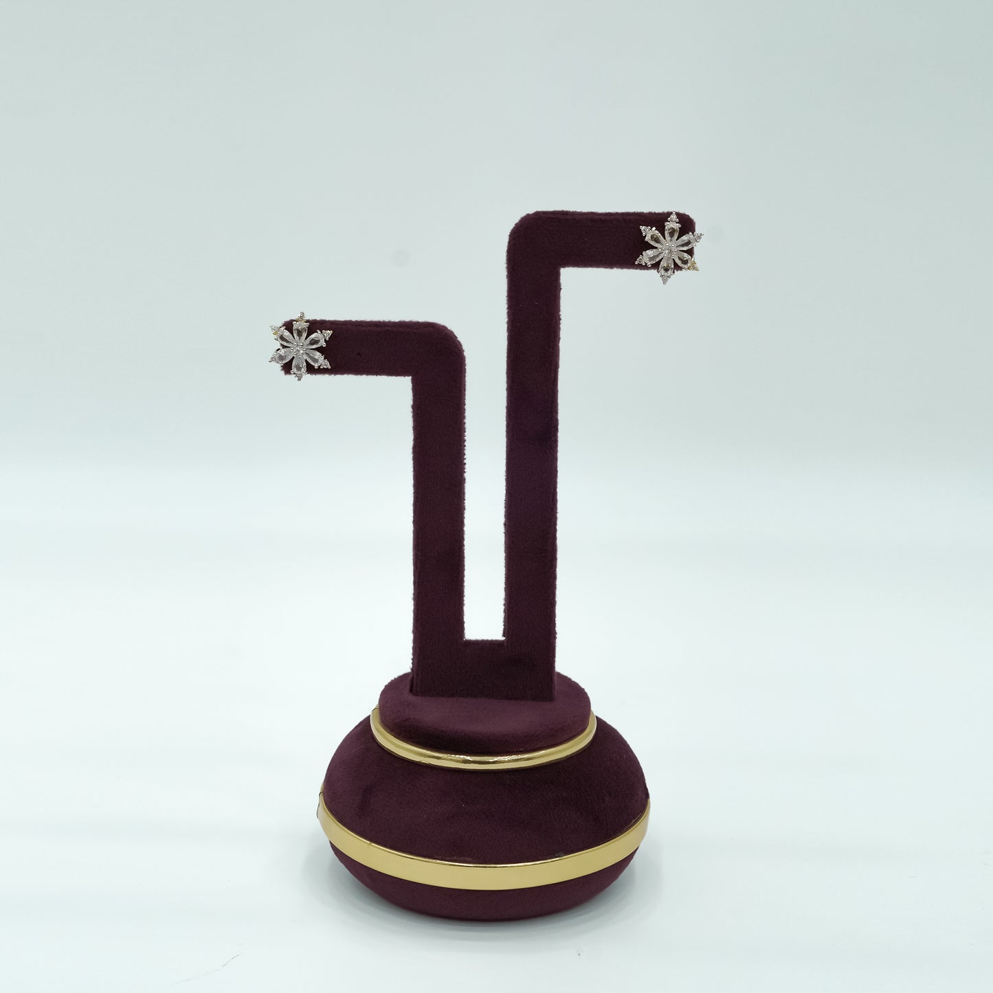 Floral Diamond Studs