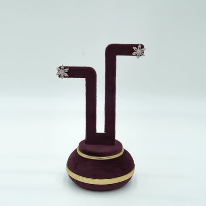 Floral Diamond Studs