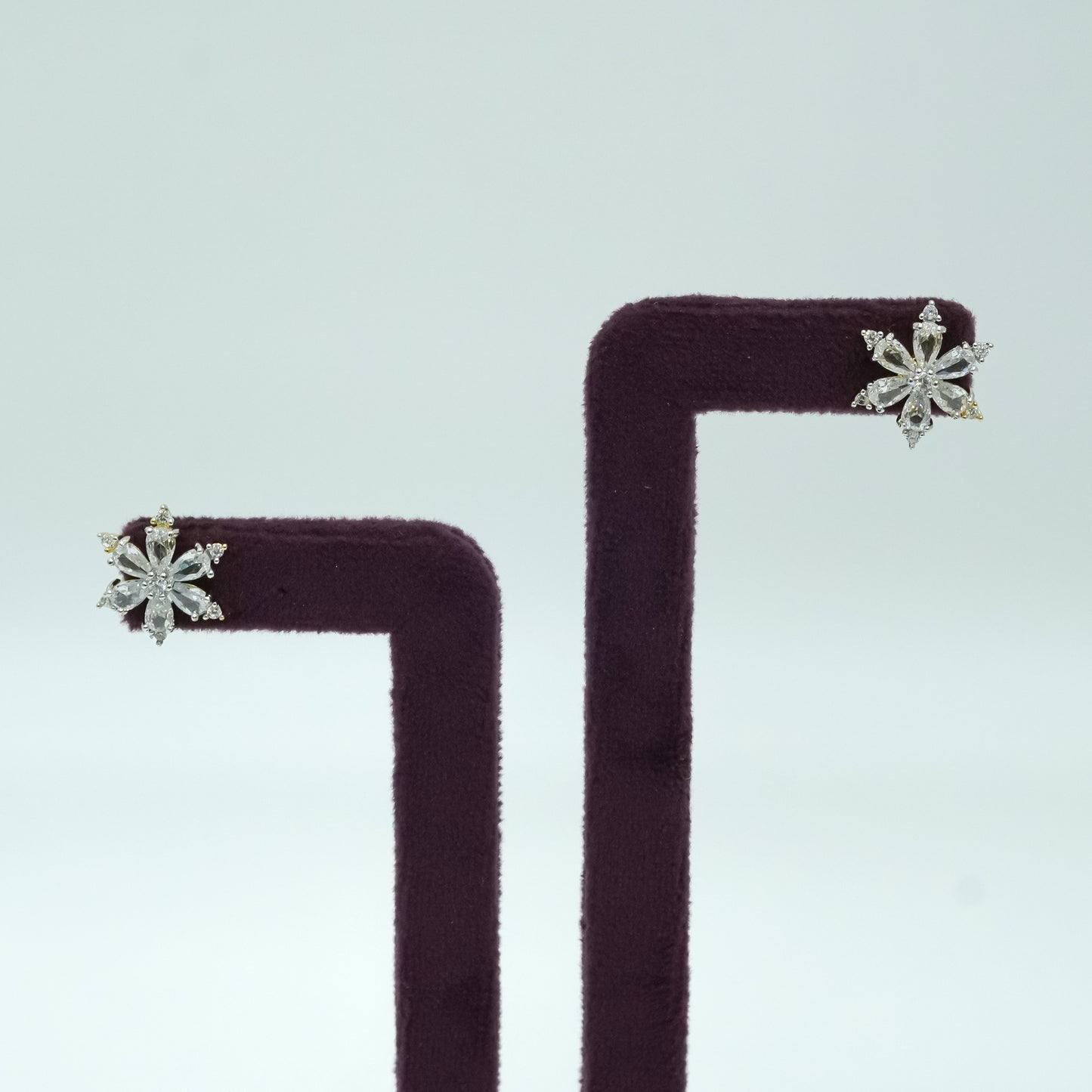 Floral Diamond Studs