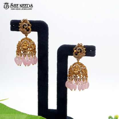 Gold Temple Jhumkas
