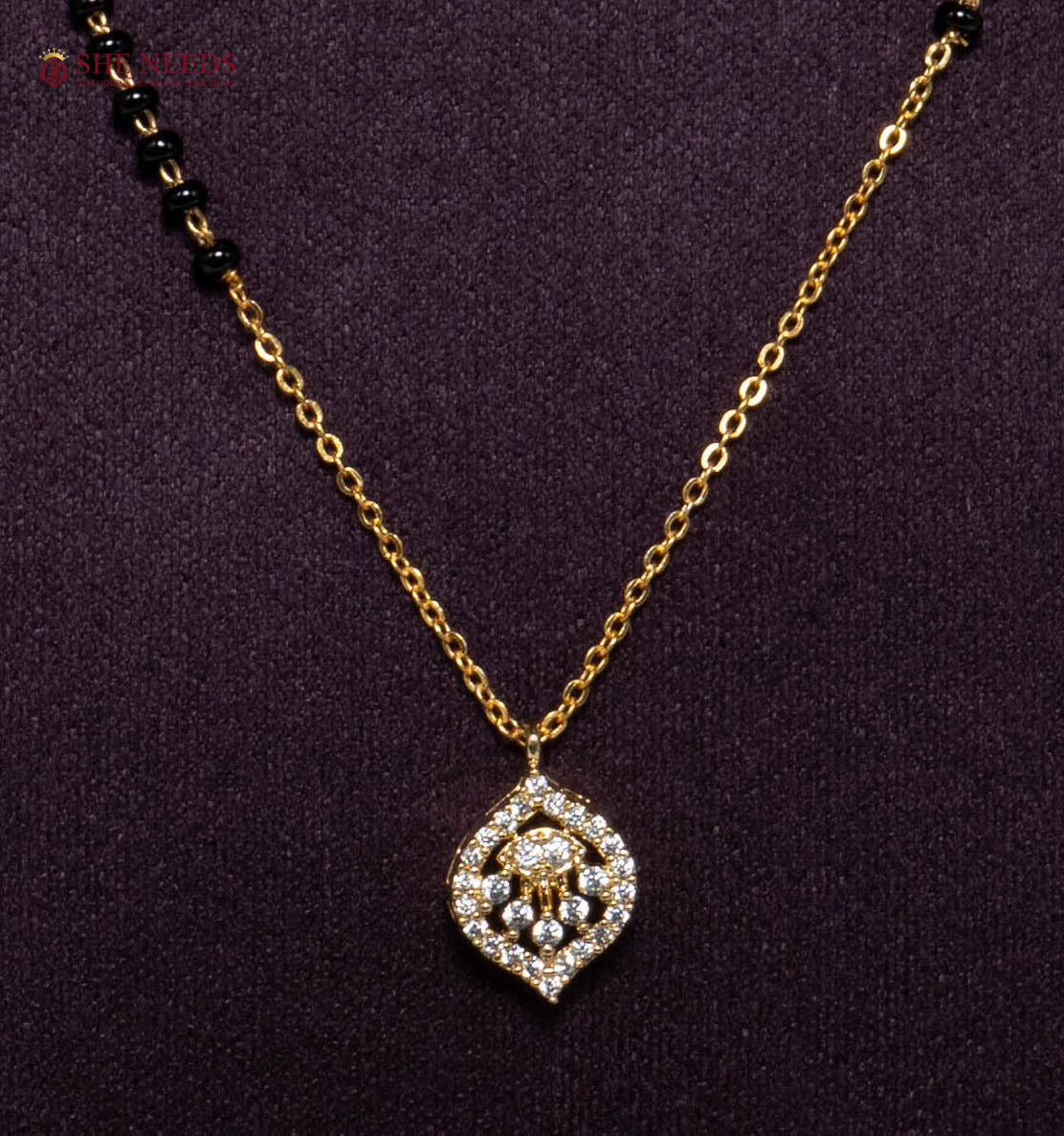 Ishira Divine American Diamond Mangalsutra