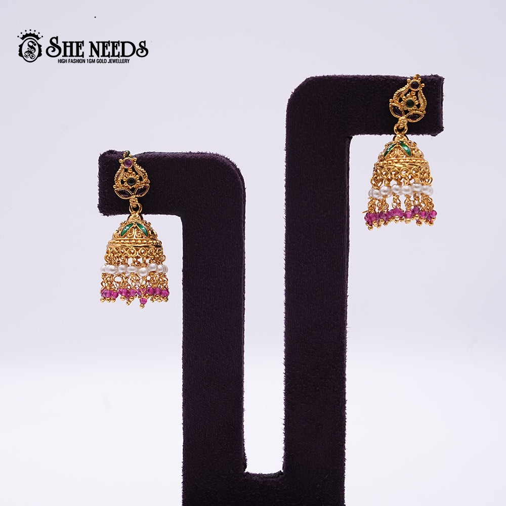 Nakshi Jumkas (PINK)