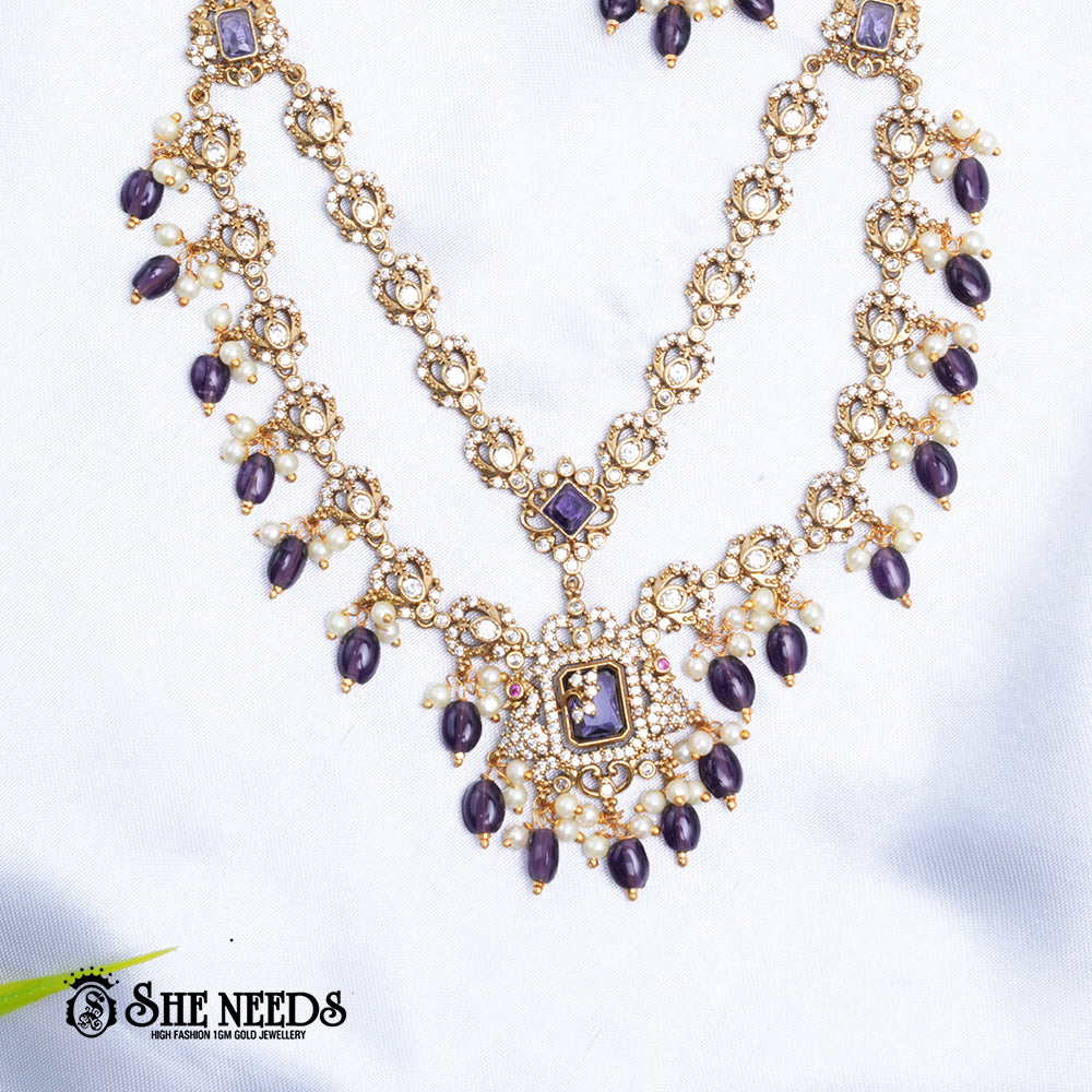 Square Necklace Set