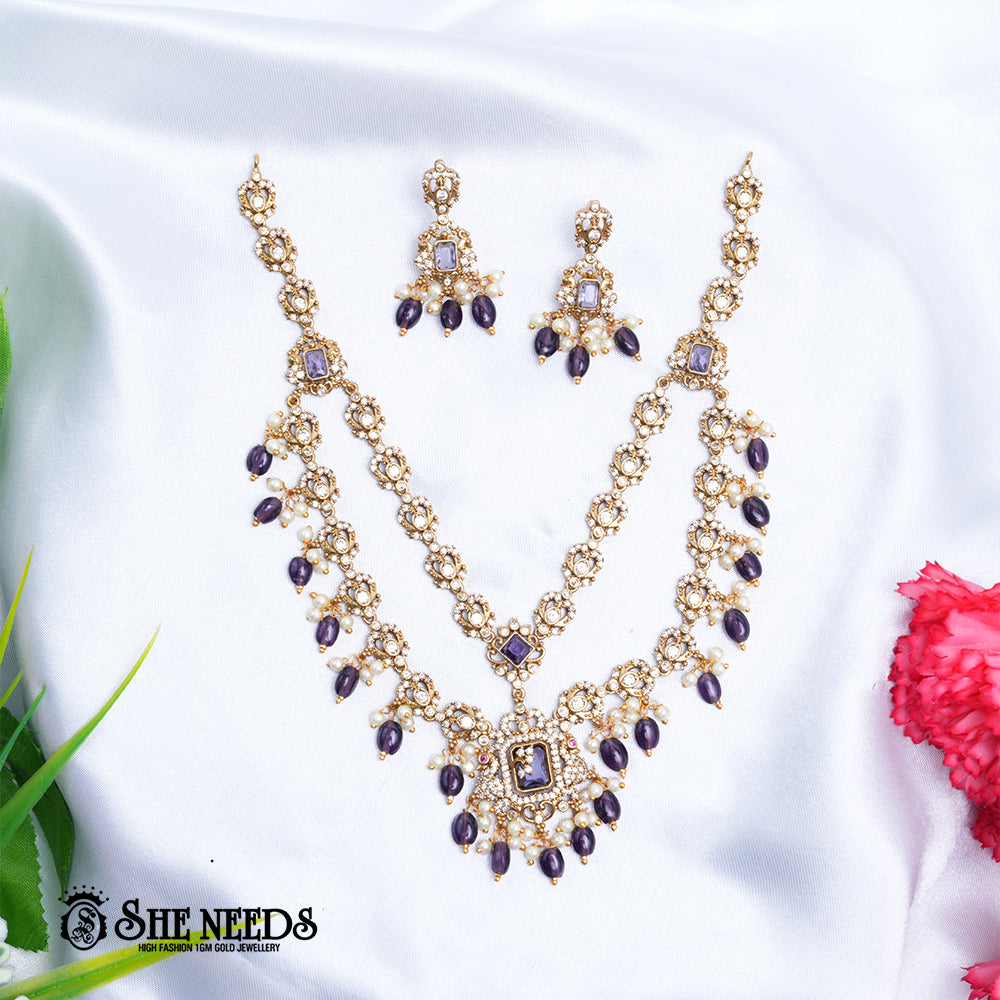 Square Necklace Set