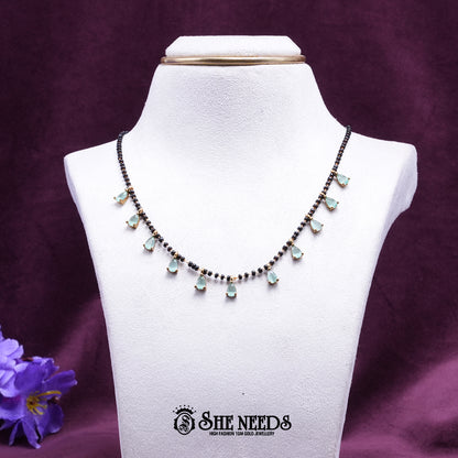 Stone Mangalsutra Necklace