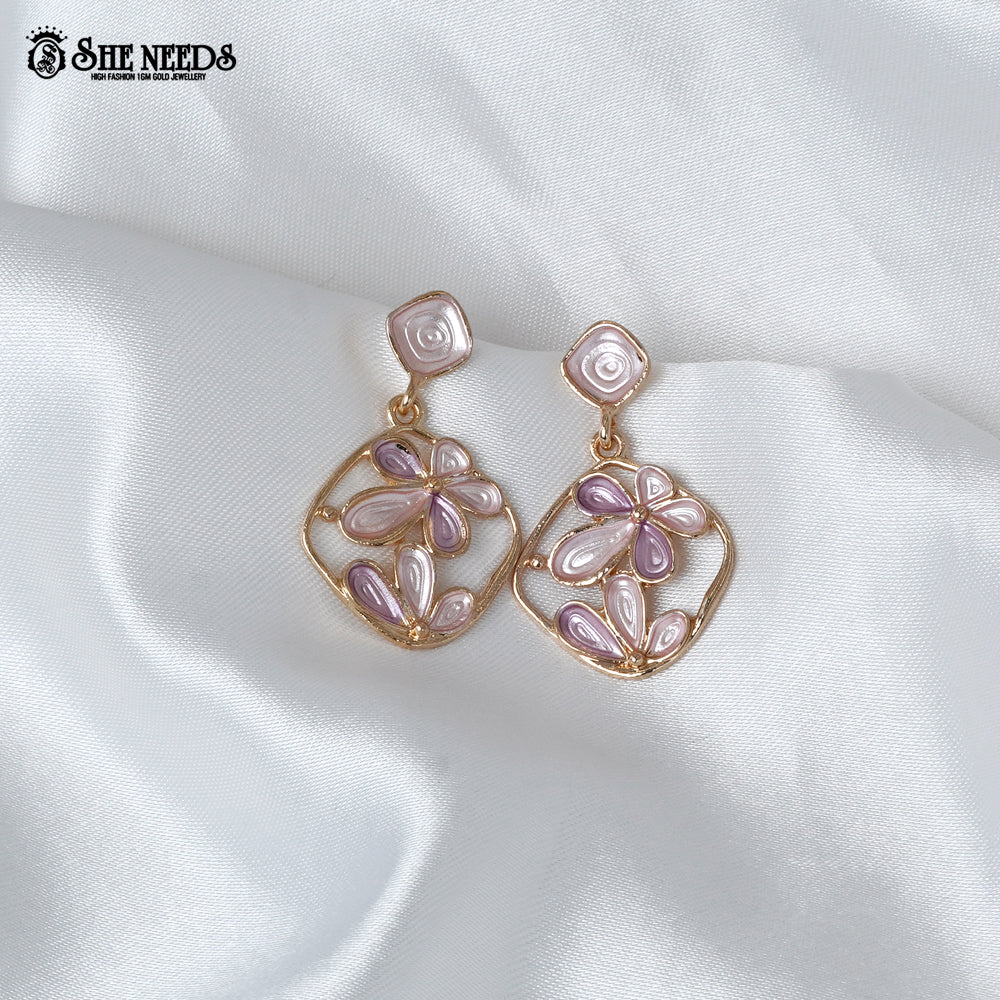 Floral Drop Earrings