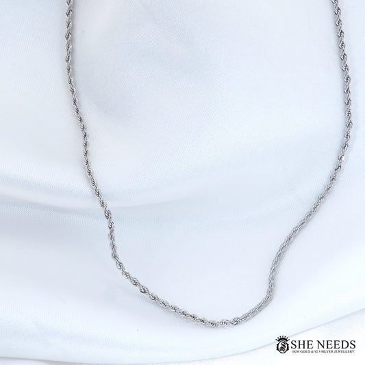 Silver for Men Stainless Steel Men’s Chain