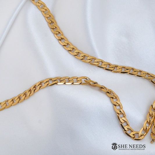 Gold  Chain  Stylish Men’s Chain Necklace