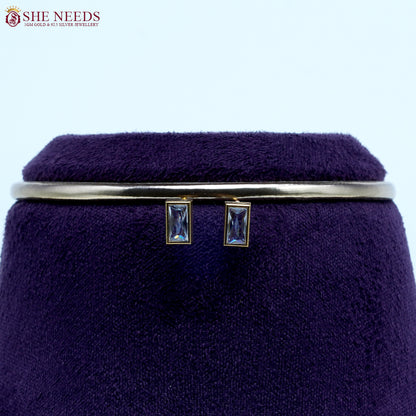 Square Curve Gold Necklace