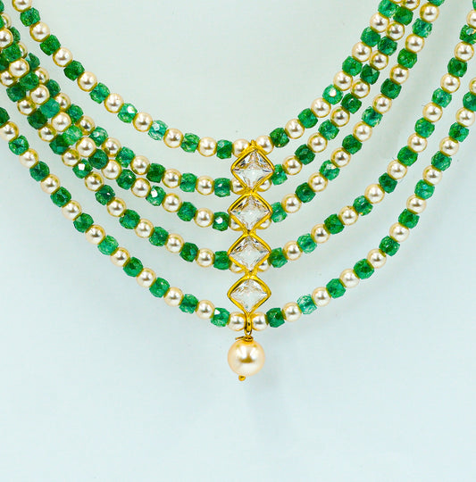 Verdant Royale Multi Strand Pearl Beads