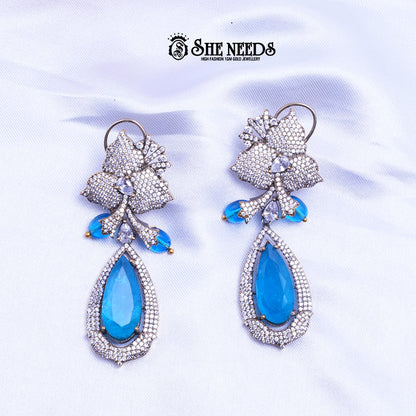 HIBISICUS DROP EARRINGS