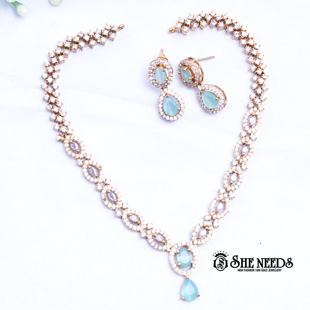 HALO NECKLACE SET