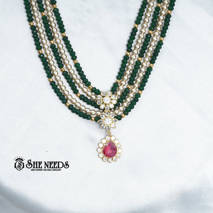 Layered Pendant Necklace