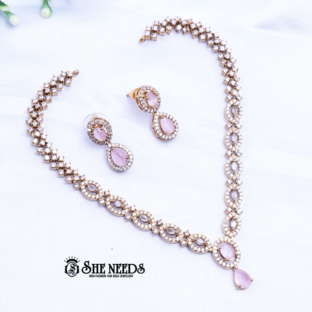 HALO NECKLACE SET