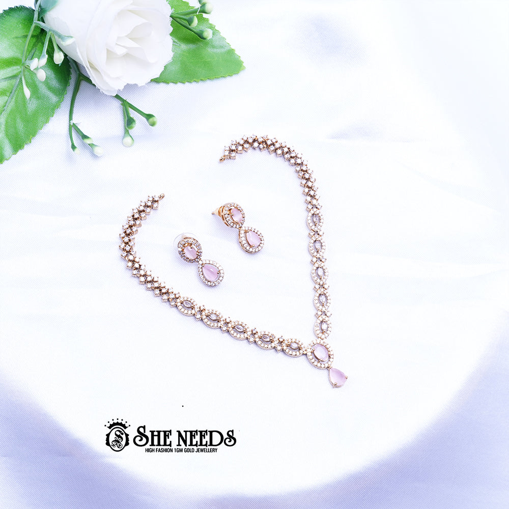 HALO NECKLACE SET