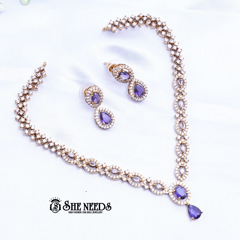 HALO NECKLACE SET