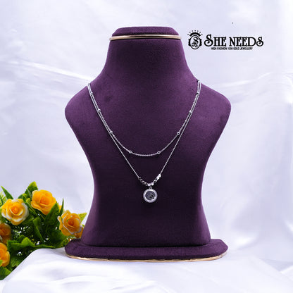 Radiant Silver Necklace