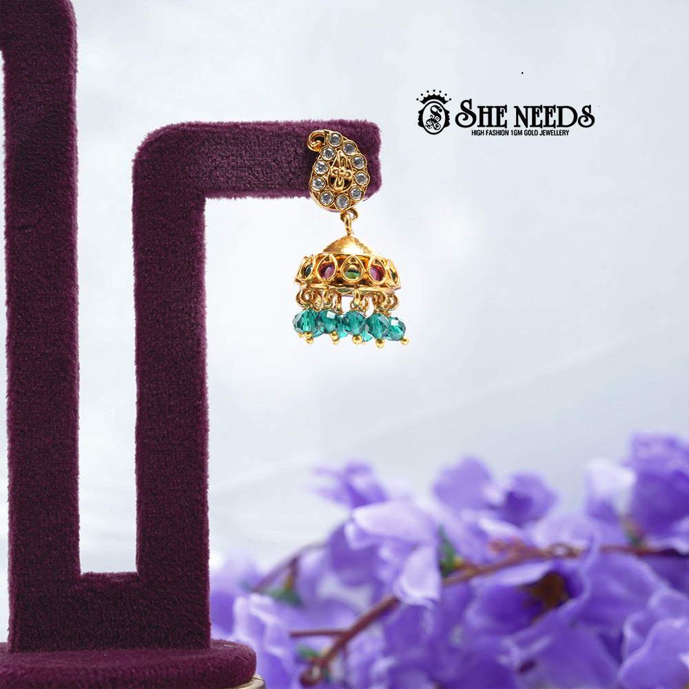 Glow Jhumka Drops