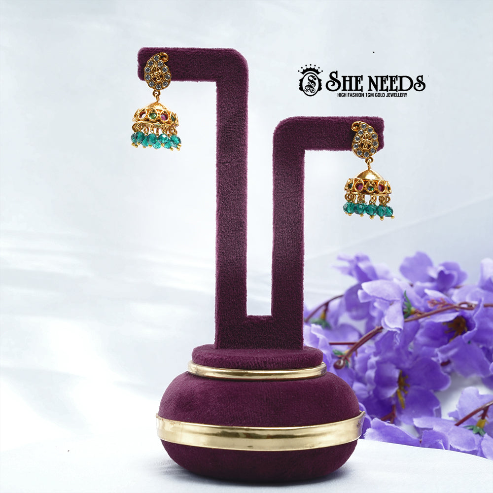 Glow Jhumka Drops