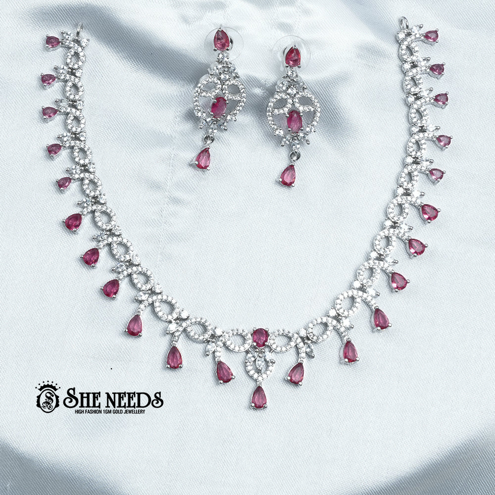 Dewdrop AD Necklace Set