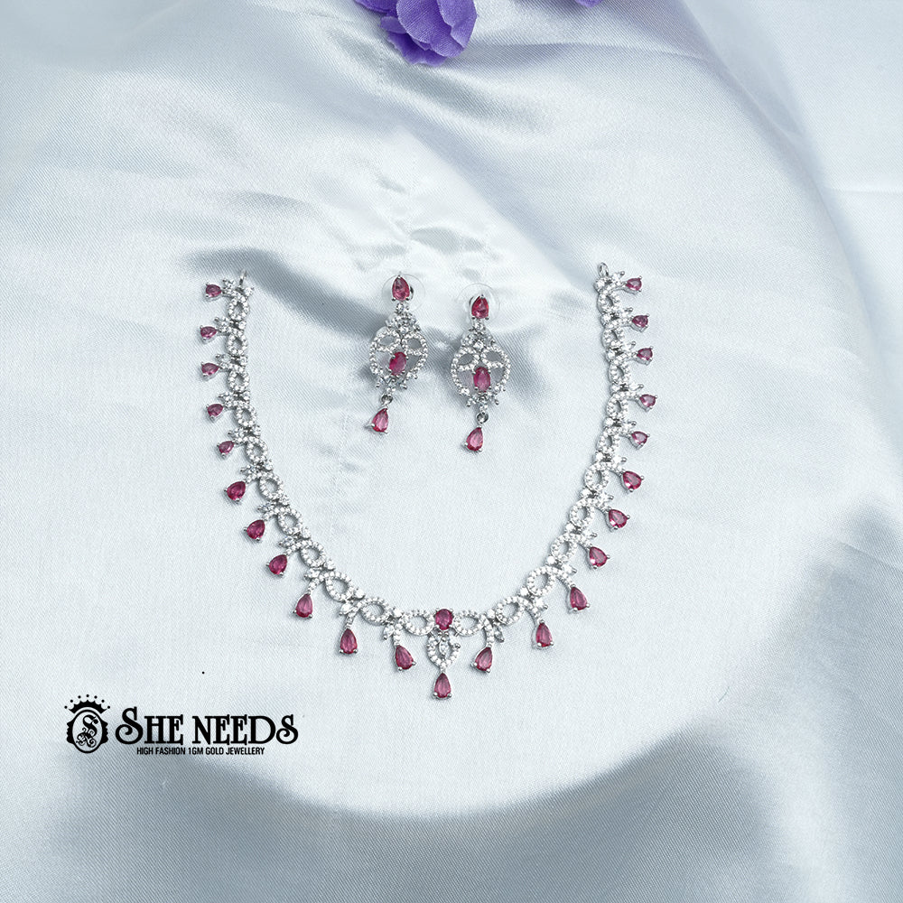 Dewdrop AD Necklace Set